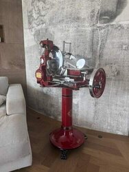 Schwungradmaschine Berkel Volano Tribute in Rot