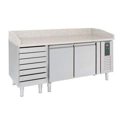 Pizzatisch 2 Türen 7 Teigschubladen