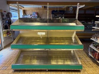 Tegometall Obstregal Gemüseregal 3 Meter