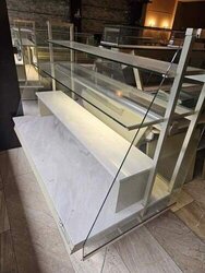 Kühlvitrine offen Schaufenster mit Rollen