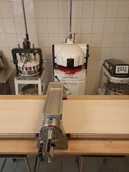 Teigausrollmaschine mechanisch mit Kurbel TOP Zustand