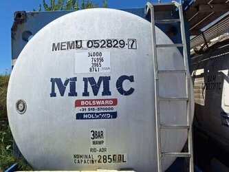 ISO-Tankcontainer Edelstahl 28.500 L - MMC Bolsward, 3 bar
