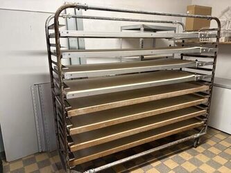 Abziehapparate 160cm mit Wagen