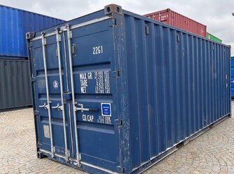 20 Fuß Seecontainer gebraucht, geprüft, wind- & wasserdicht