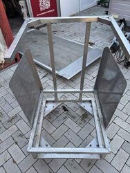 Blechtransportwagen für Backbleche 58 x 57