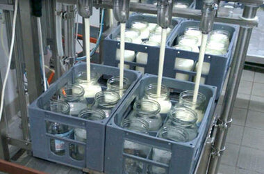 Flaschenabfüllanlage - Kistenabfüller