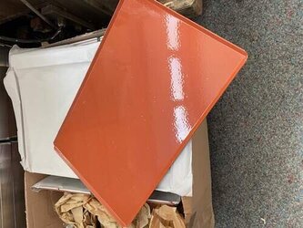 Backbleche ungelocht Silikon beschichtet