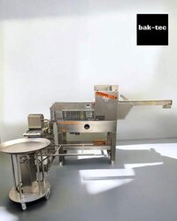 Brötchenanlage für eckige Brötchen + Befeuchtung & Besaatung