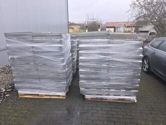 Edelstahl Rolli Für Eurokisten Obstkisten Bäckerkisten