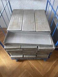 Schnittenbleche 60x20 mit lochboden