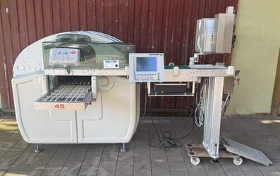 Verpackungsmaschine Waldyssa 45 mit Waage Bizerba GV