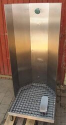 Schürzenreinigungskabinett Edelstahl