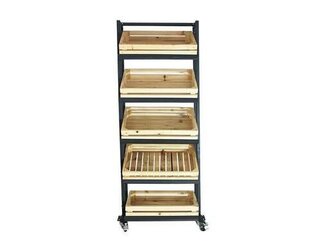 Obstregal mit 5 Etagen