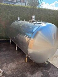 Alu-Milchtank 3000 ltr. mit 2 Rührwerken