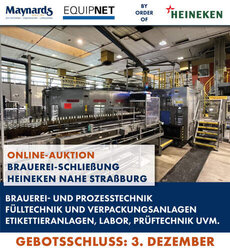 Online Auktion: Heineken Brauerei-Schließung nahe Straßburg