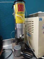 Spaghetti Eispresse BOVO inkl. Luftkompressor