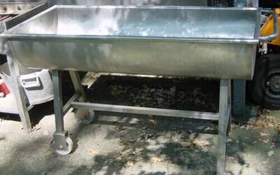 Muldenwanne Edelstahl