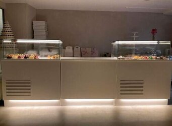 Premium Pâtisserie-Theke | PURE Line | Kühlvitrine | QUARZ |