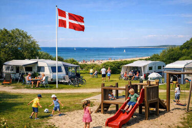 Campingplatz in Dänemark - küstennahe Lage, nahe dt. Grenze