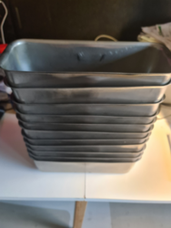 Fleischkäseformen aus Edelstahl