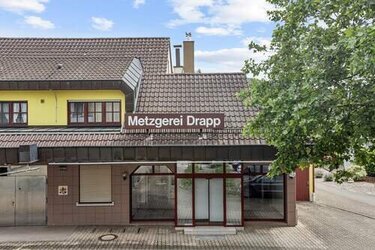 Metzgerei-Immobilie mit Wohnung in Sinzheim - Baden-Baden