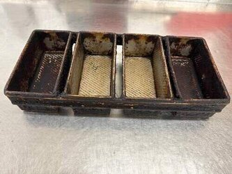 Edelstahl Toastbrot-Backformen im 4er-Verbund ca. 750 g je