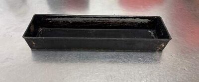 Edelstahl Brot- - Kasten-Backform ca. 58,5×15×8 cm  7 Stück