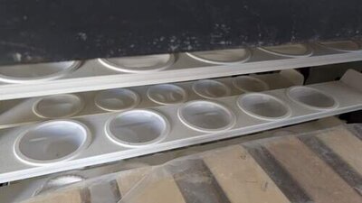 Gärgutträger-Gehänge für Brötchenanlagen 5-reihig