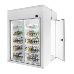 Kühlzelle mit Glastüren