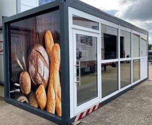 Backwaren-Verkaufscontainer