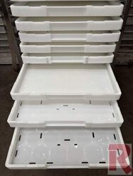 KÖVY Kippdiele aus Polypropylen (PP) in weiß