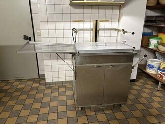 Fettbackgerät Fritteuse für Berliner Küchle Spritzringe