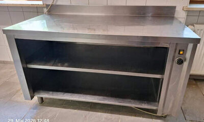 Gastro Wärmeschrank - beheizter Arbeitstisch