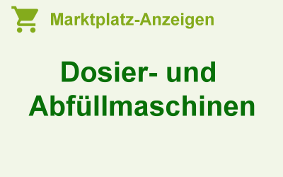 Abfüllmaschinen für Handwerk & Industrie